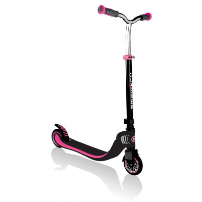 Самокат двухколесный FOLDABLE FLOW 125 GLOBBER (черно-розовый)